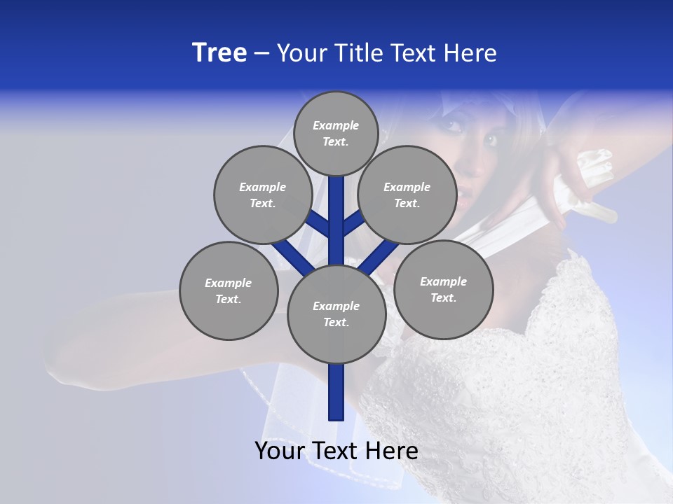 Hair Eye White PowerPoint Template
