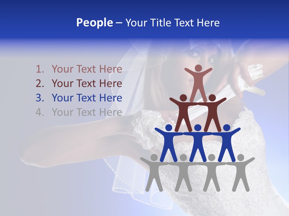 Hair Eye White PowerPoint Template