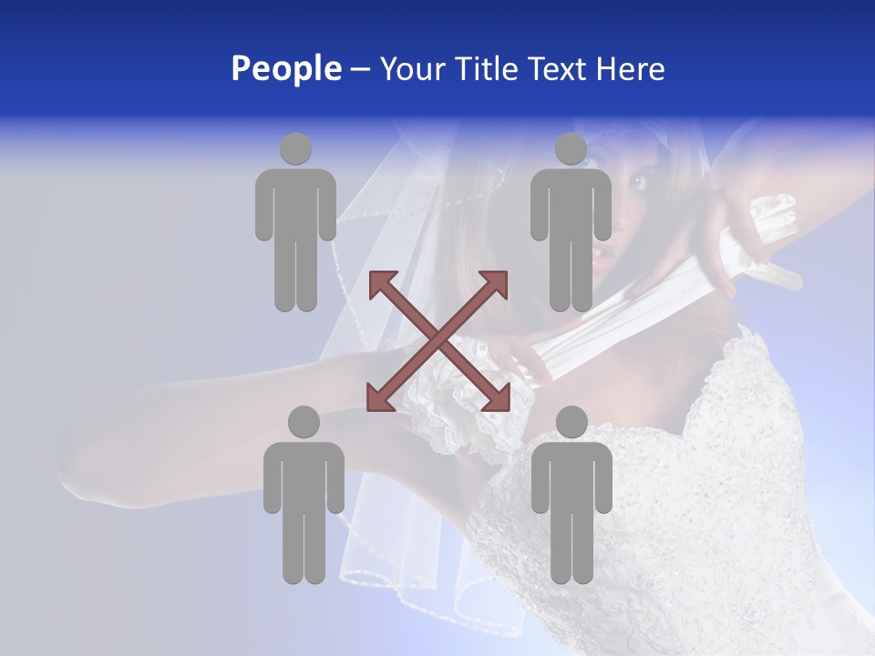 Hair Eye White PowerPoint Template