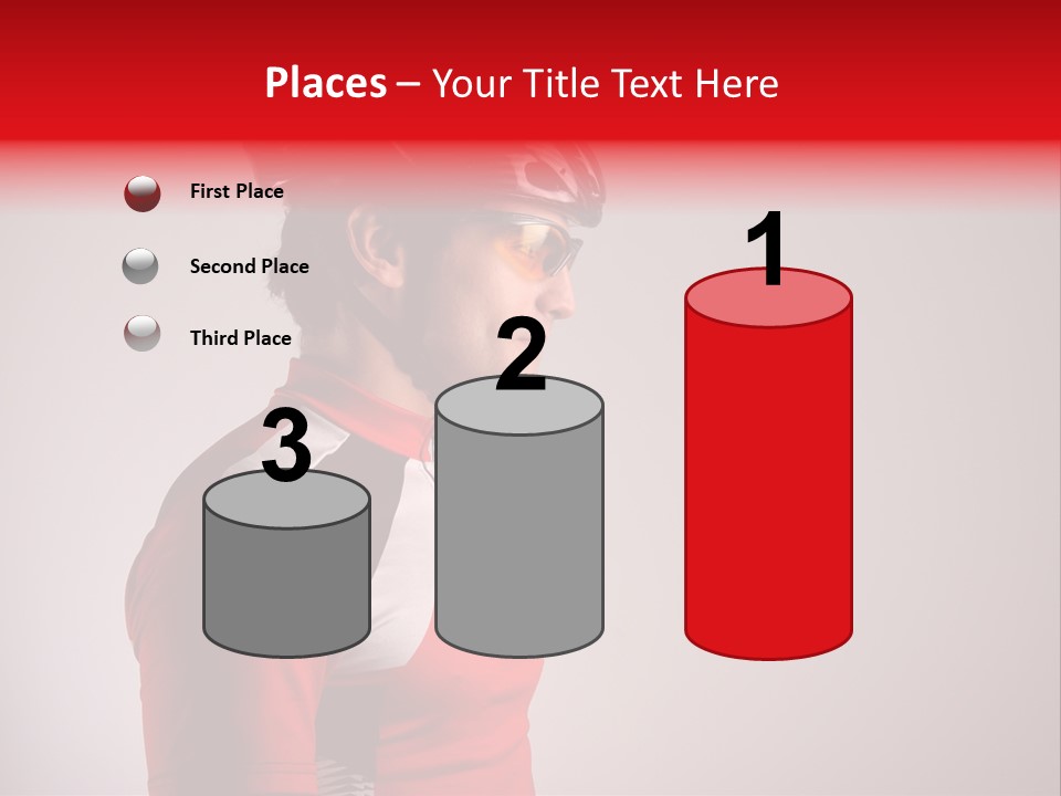 Man Guy Bike PowerPoint Template