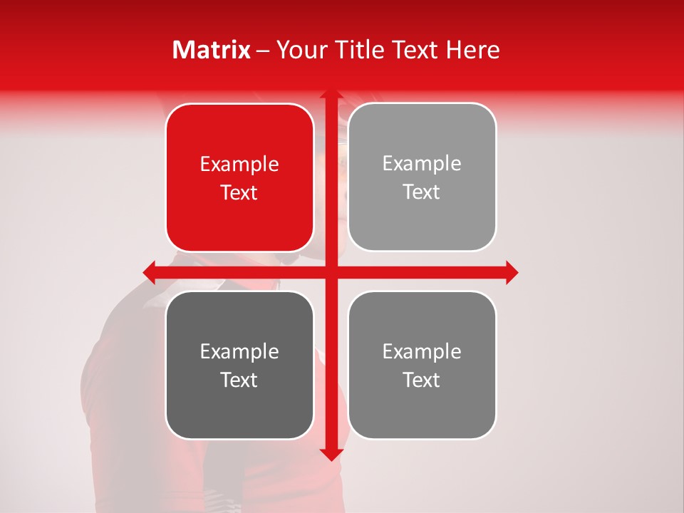 Man Guy Bike PowerPoint Template