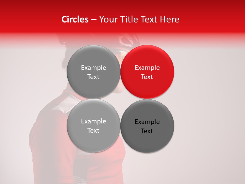 Man Guy Bike PowerPoint Template