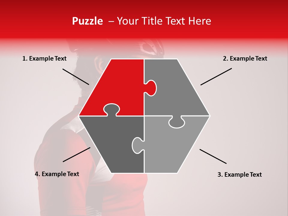 Man Guy Bike PowerPoint Template