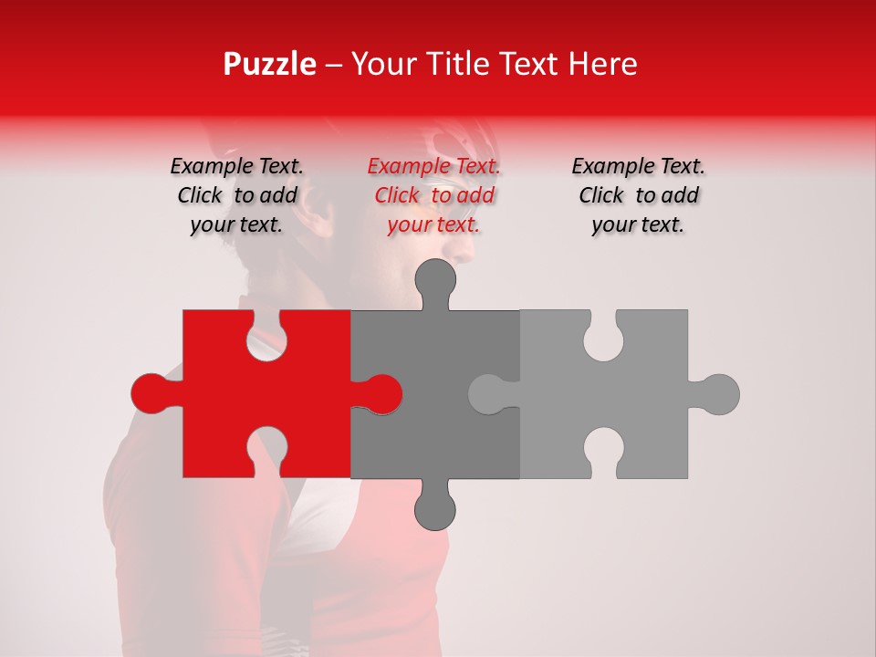 Man Guy Bike PowerPoint Template