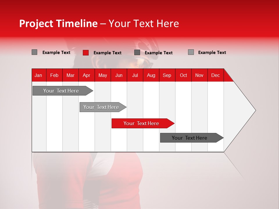 Man Guy Bike PowerPoint Template