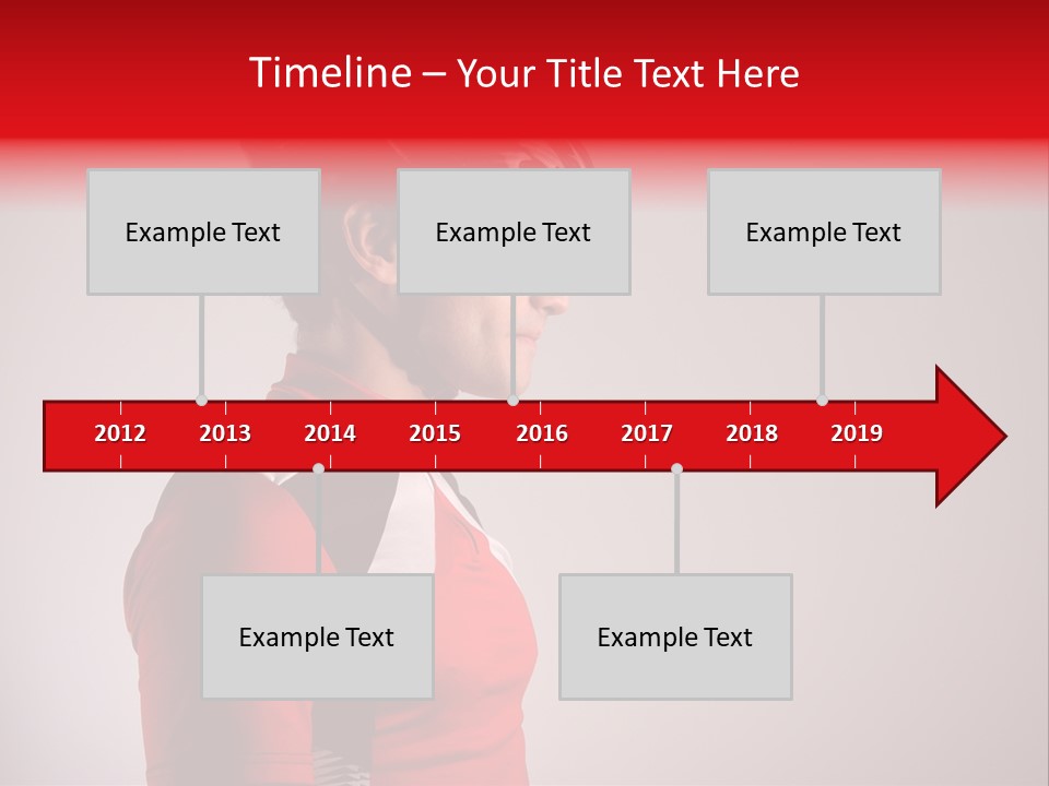 Man Guy Bike PowerPoint Template