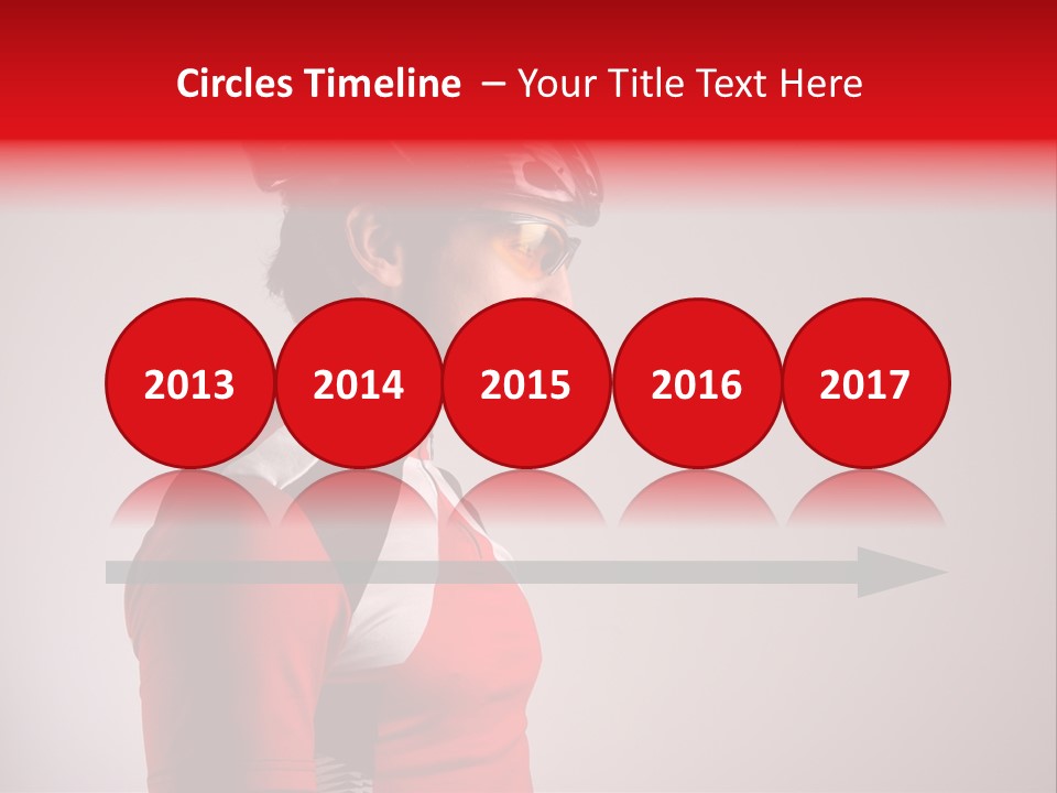 Man Guy Bike PowerPoint Template