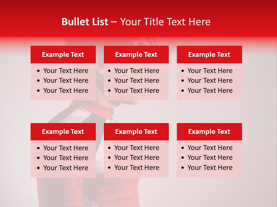 Man Guy Bike PowerPoint Template