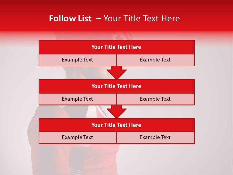 Man Guy Bike PowerPoint Template