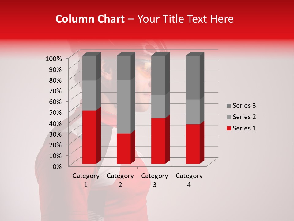 Man Guy Bike PowerPoint Template