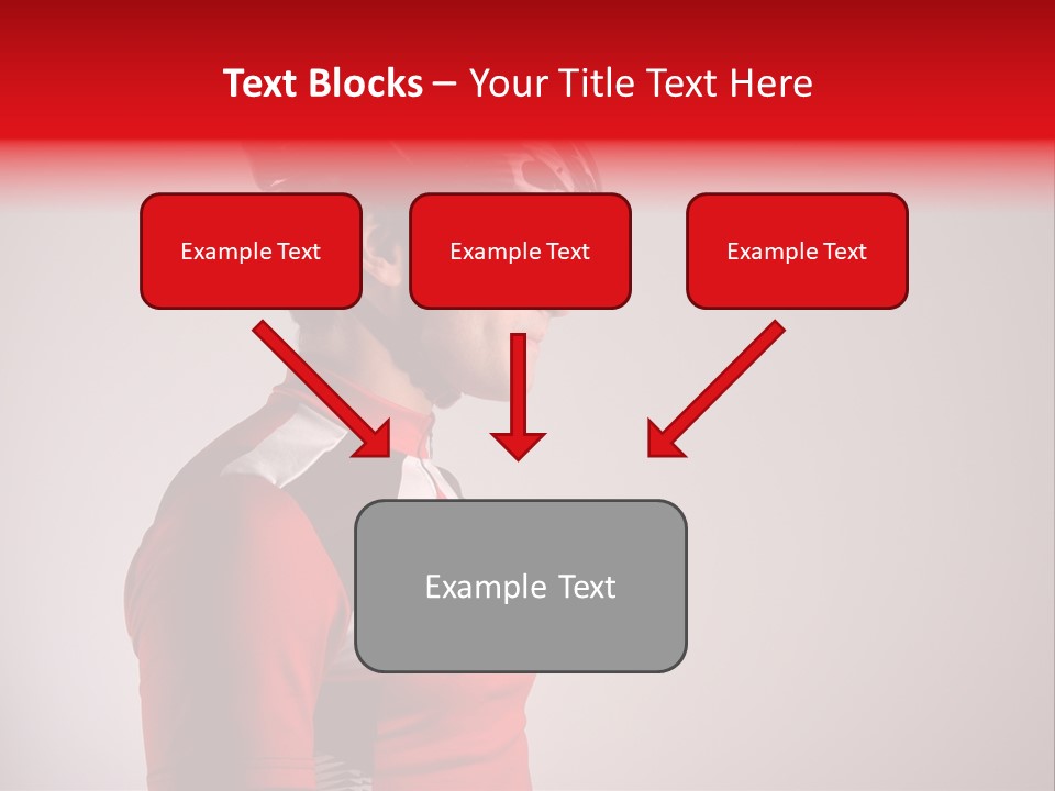 Man Guy Bike PowerPoint Template