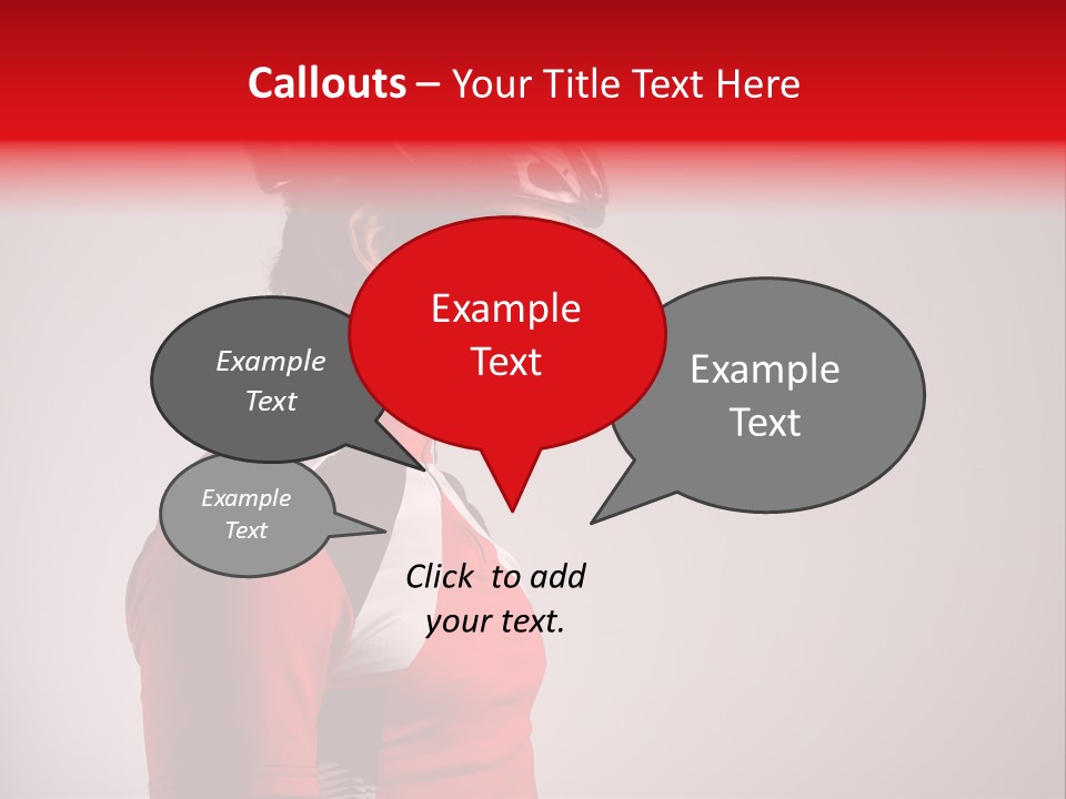 Man Guy Bike PowerPoint Template