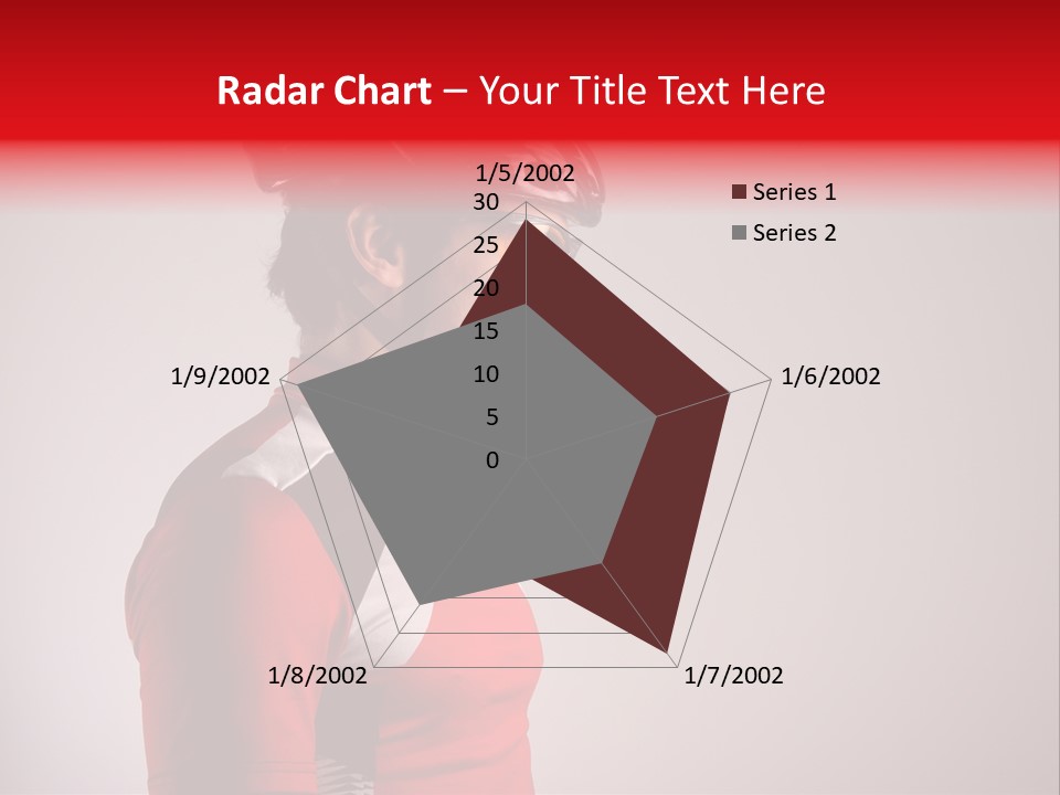 Man Guy Bike PowerPoint Template