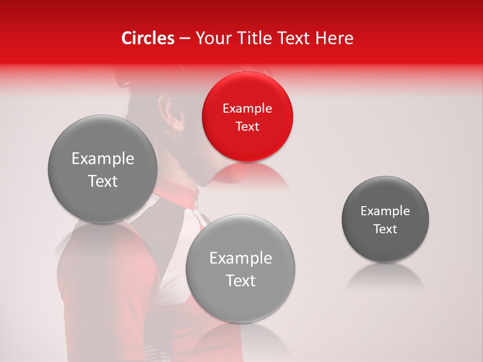 Man Guy Bike PowerPoint Template