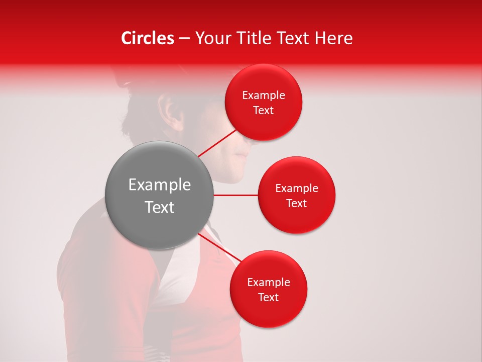 Man Guy Bike PowerPoint Template