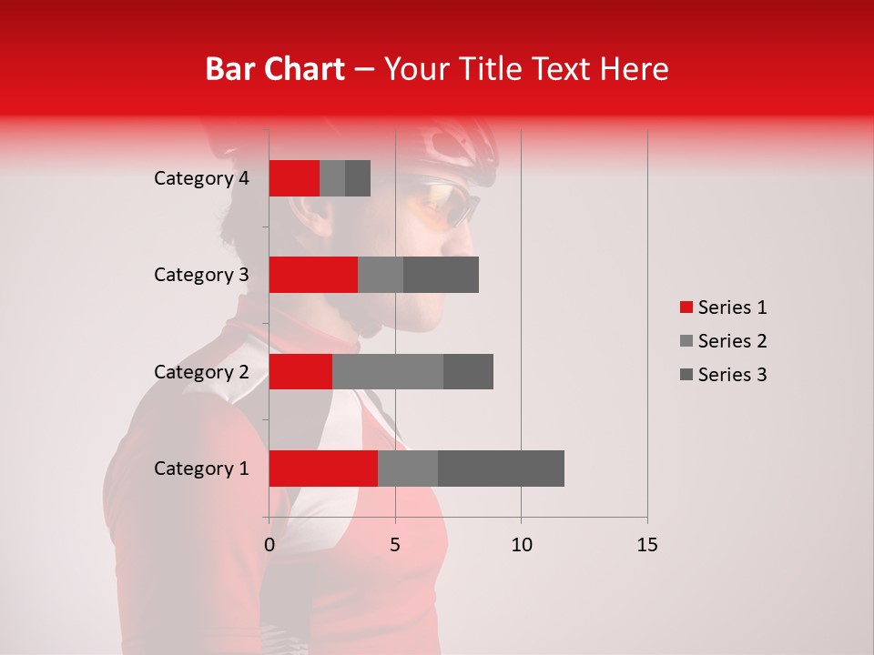 Man Guy Bike PowerPoint Template