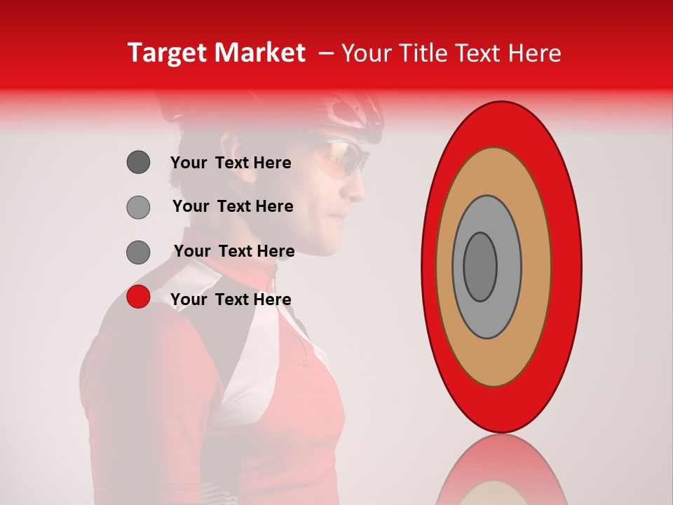 Man Guy Bike PowerPoint Template