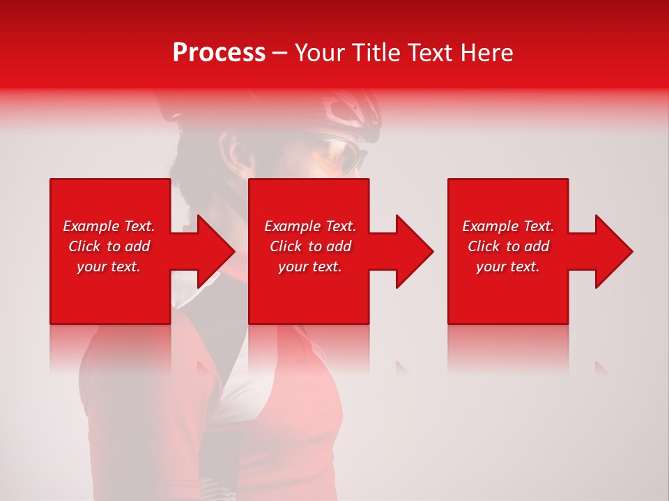 Man Guy Bike PowerPoint Template