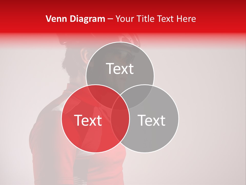 Man Guy Bike PowerPoint Template