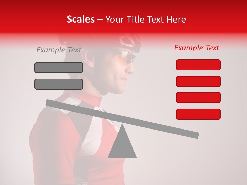 Man Guy Bike PowerPoint Template