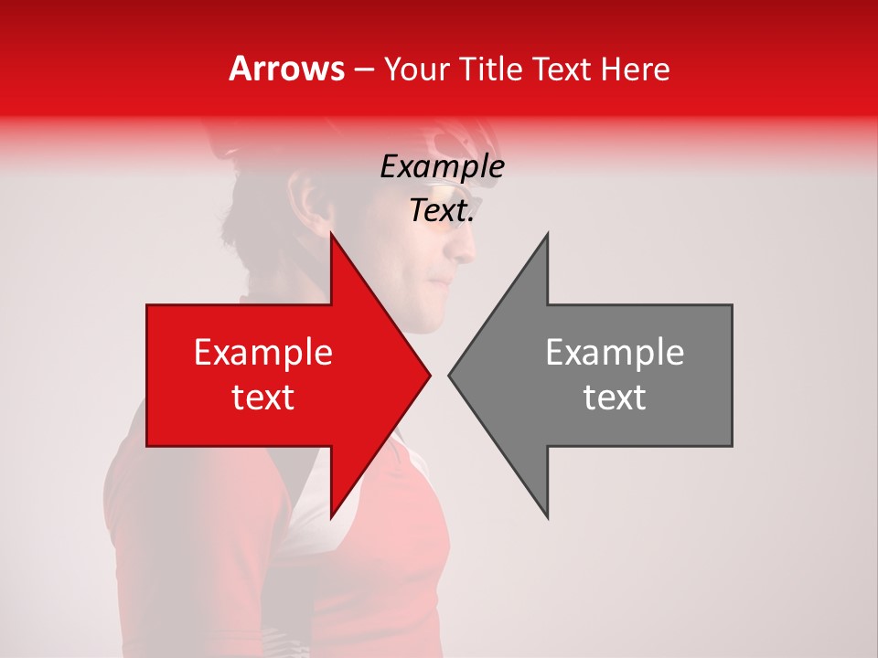 Man Guy Bike PowerPoint Template