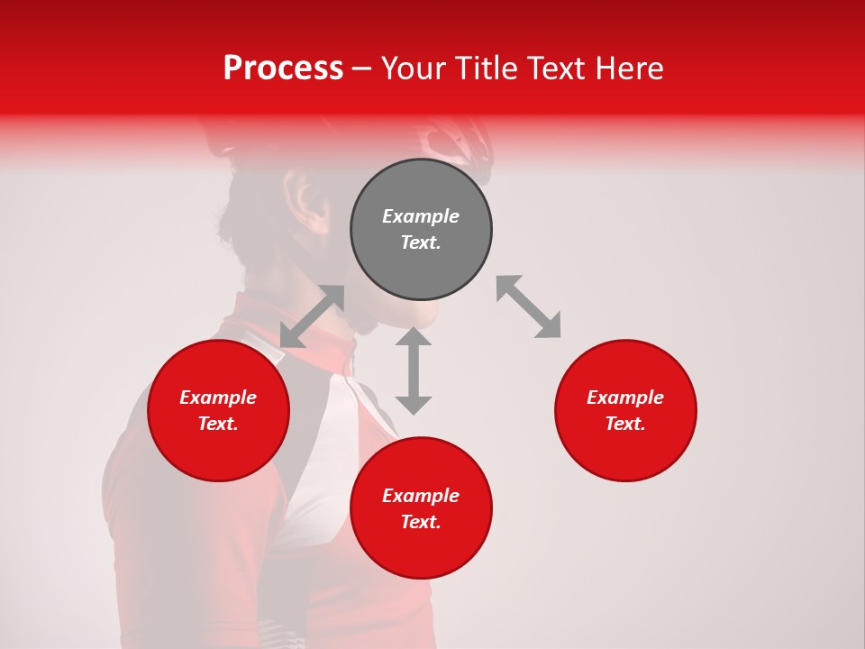 Man Guy Bike PowerPoint Template