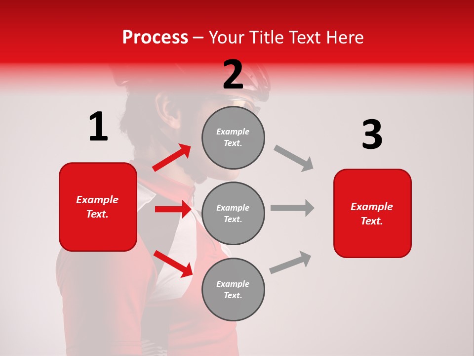 Man Guy Bike PowerPoint Template