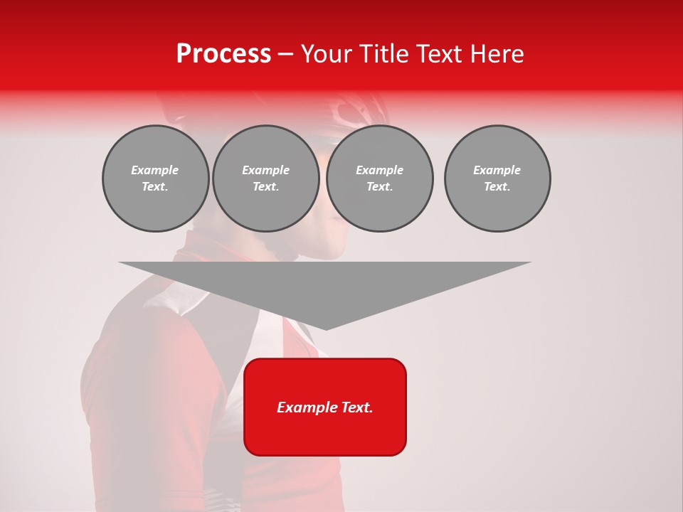 Man Guy Bike PowerPoint Template