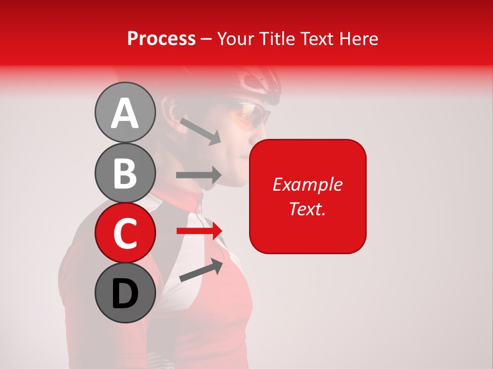 Man Guy Bike PowerPoint Template