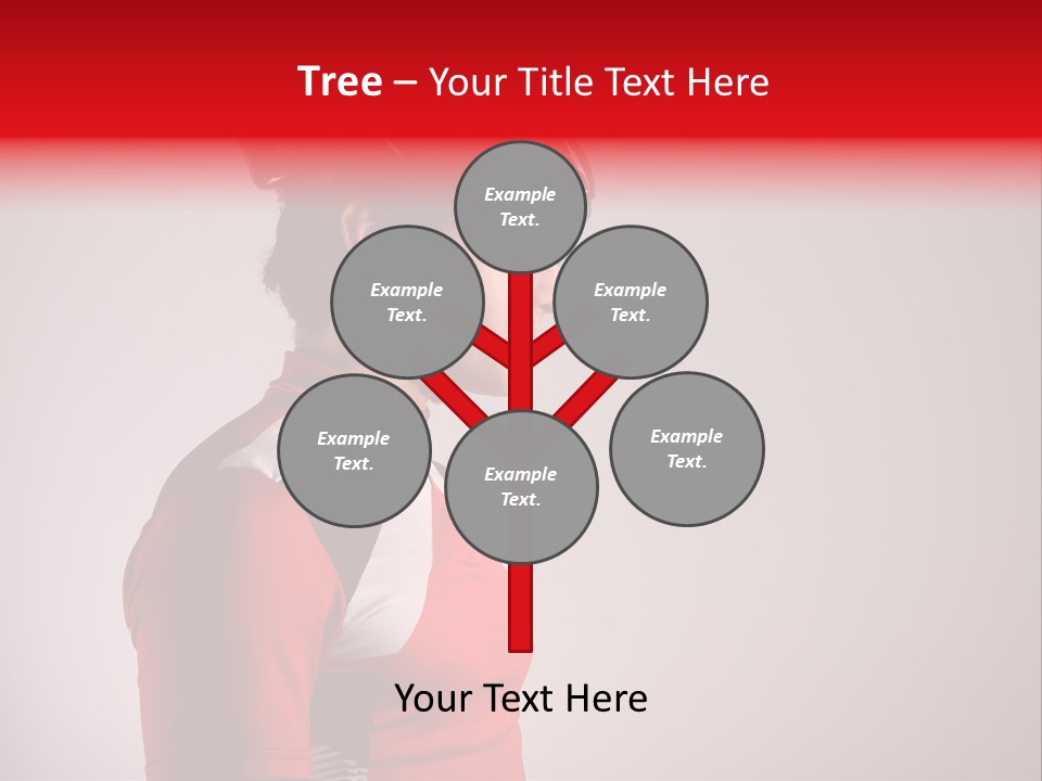 Man Guy Bike PowerPoint Template