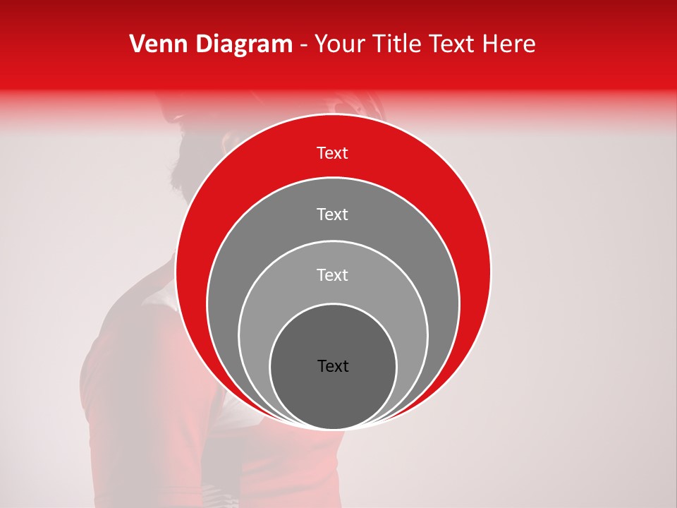 Man Guy Bike PowerPoint Template