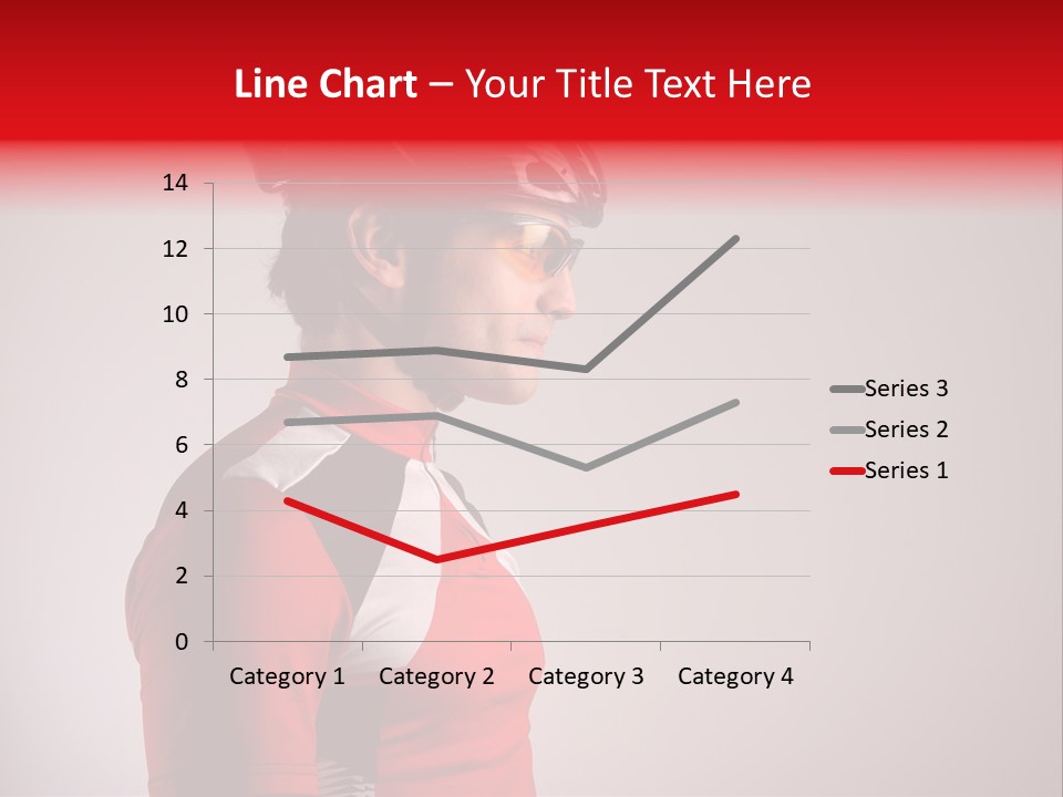 Man Guy Bike PowerPoint Template