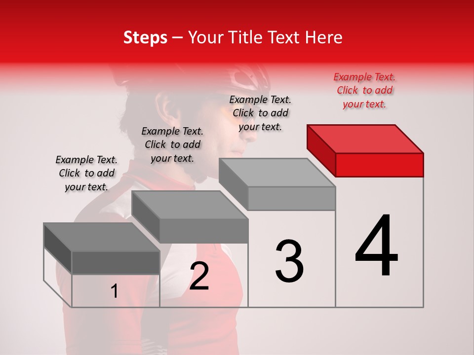 Man Guy Bike PowerPoint Template