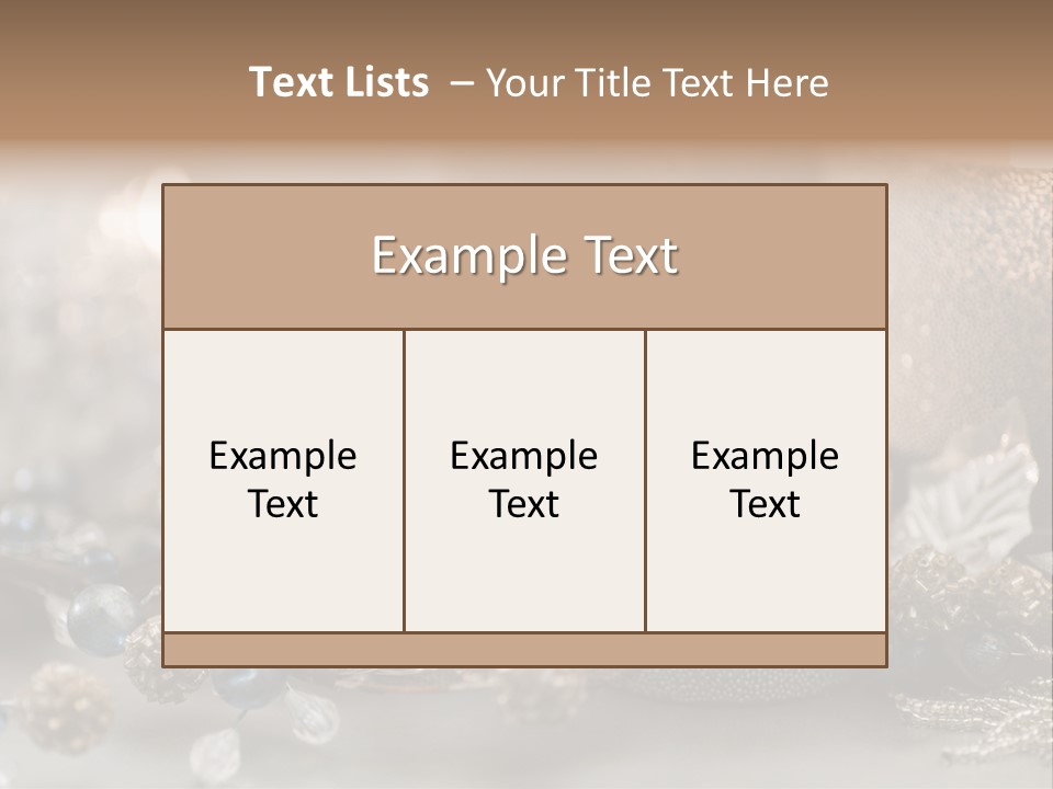 Character Management Table PowerPoint Template