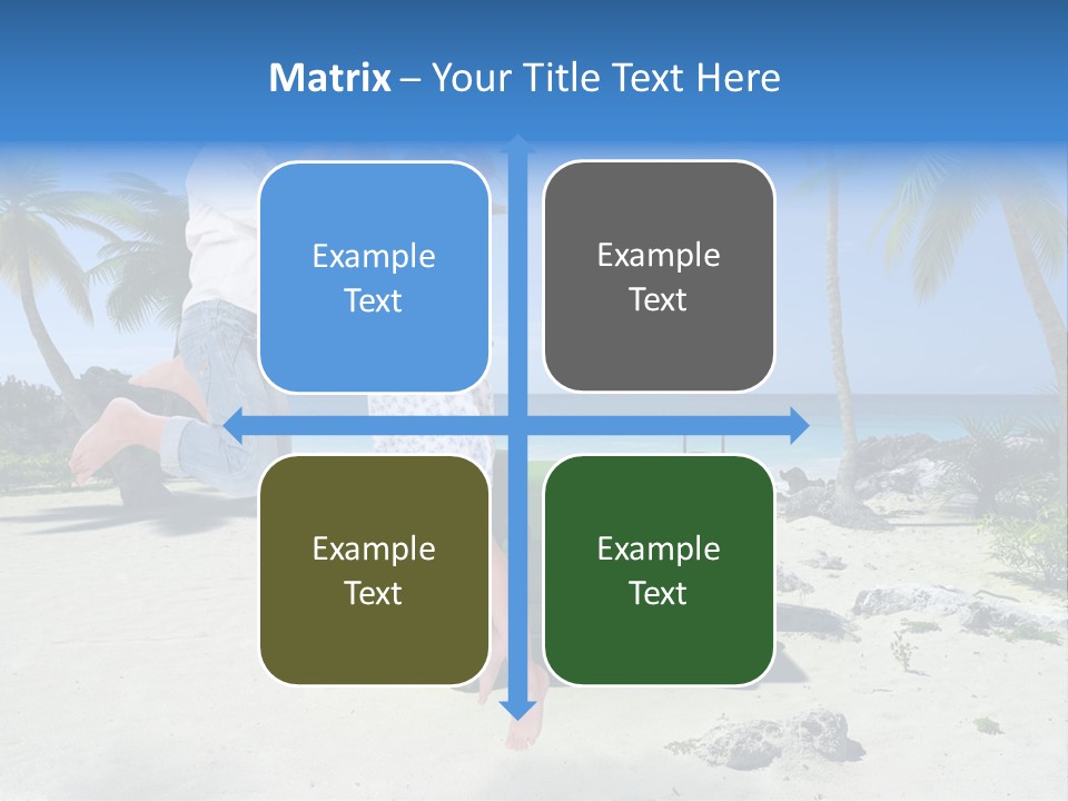 Paradise Tree Happiness PowerPoint Template
