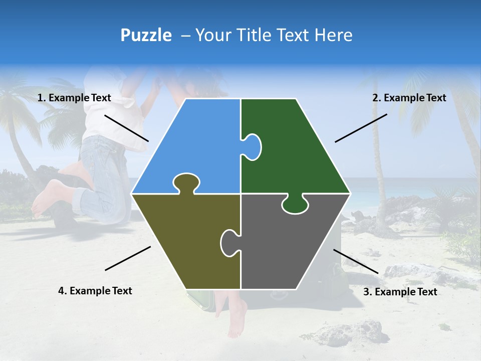 Paradise Tree Happiness PowerPoint Template