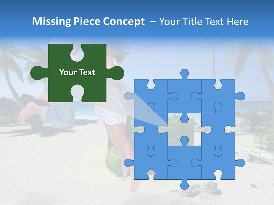 Paradise Tree Happiness PowerPoint Template