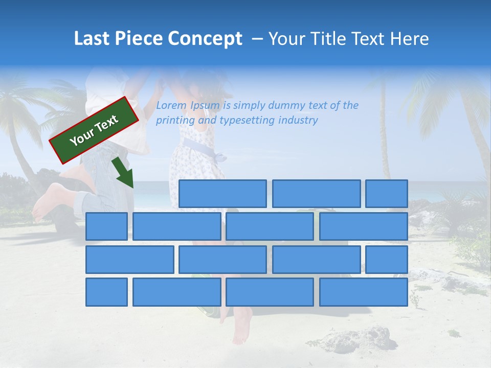 Paradise Tree Happiness PowerPoint Template