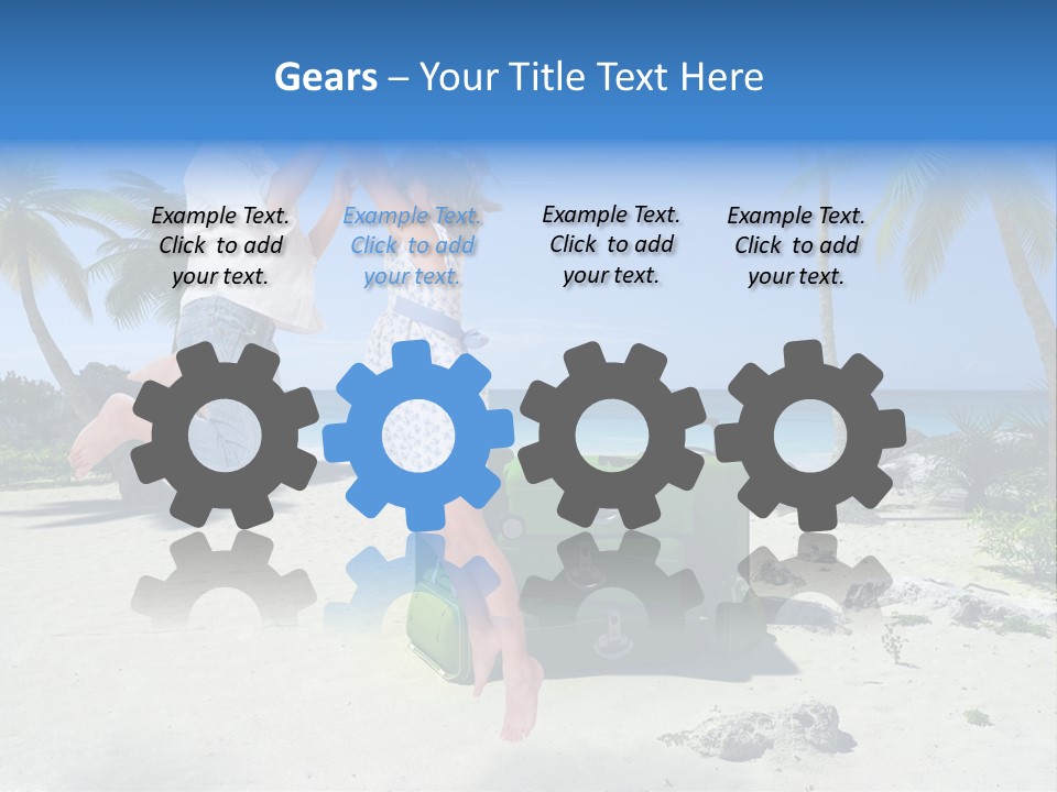 Paradise Tree Happiness PowerPoint Template