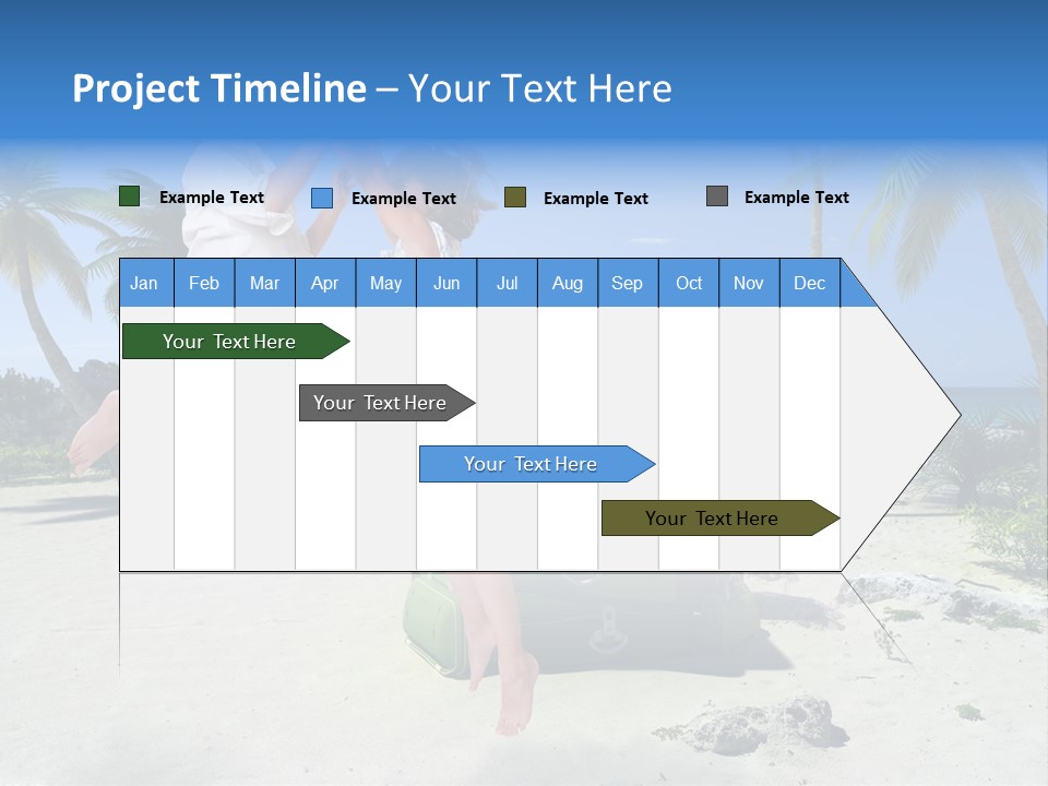 Paradise Tree Happiness PowerPoint Template