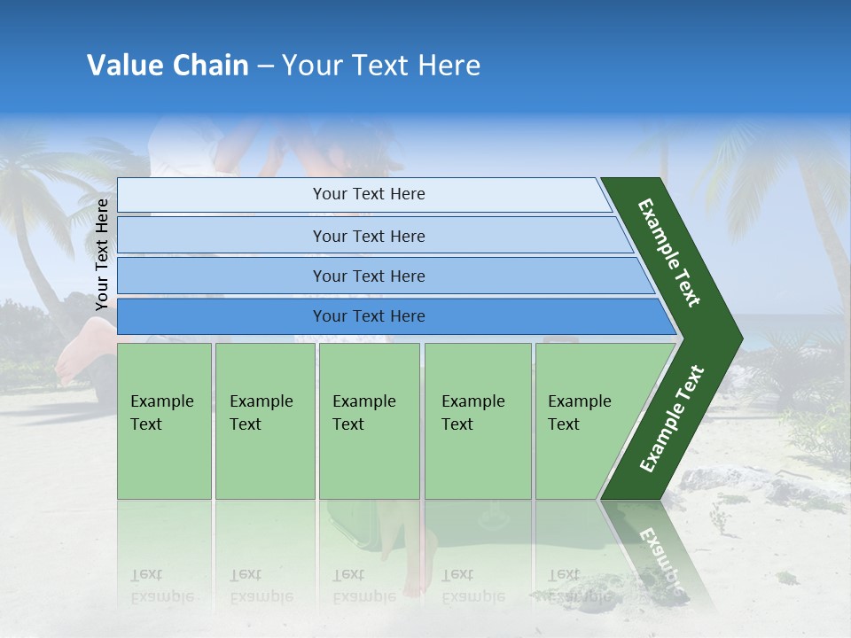 Paradise Tree Happiness PowerPoint Template