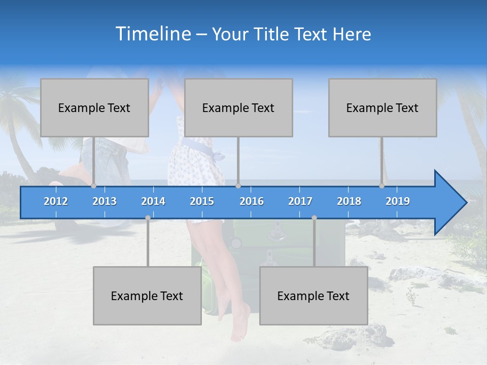 Paradise Tree Happiness PowerPoint Template