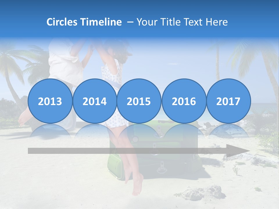 Paradise Tree Happiness PowerPoint Template