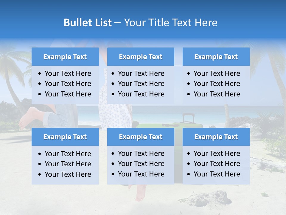 Paradise Tree Happiness PowerPoint Template