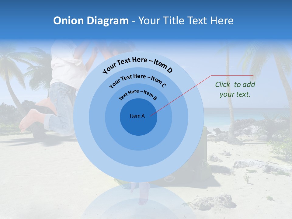 Paradise Tree Happiness PowerPoint Template