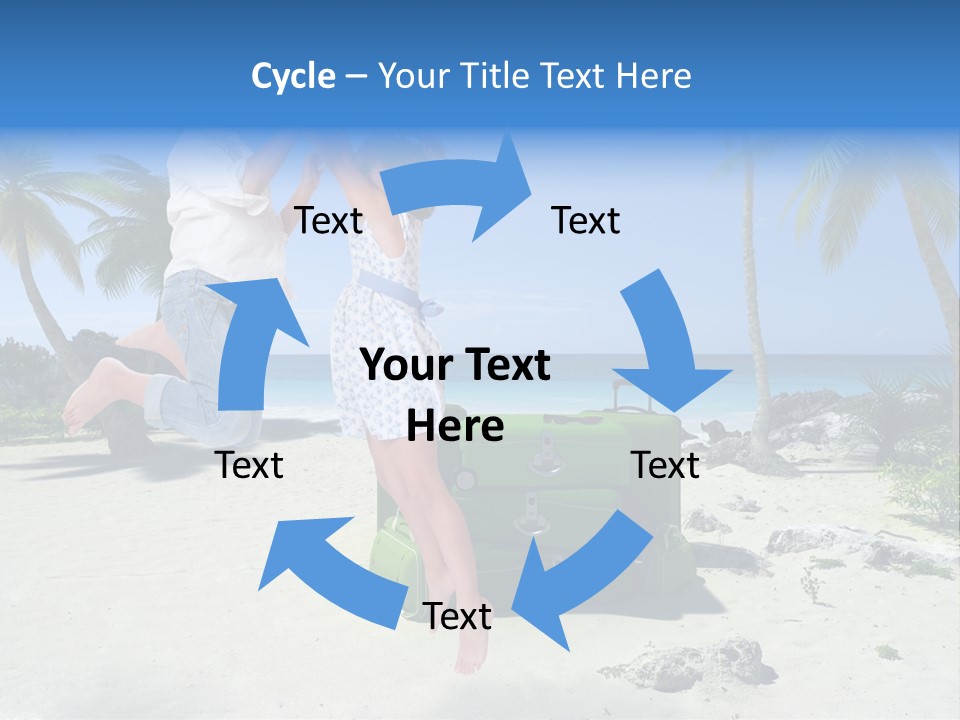 Paradise Tree Happiness PowerPoint Template