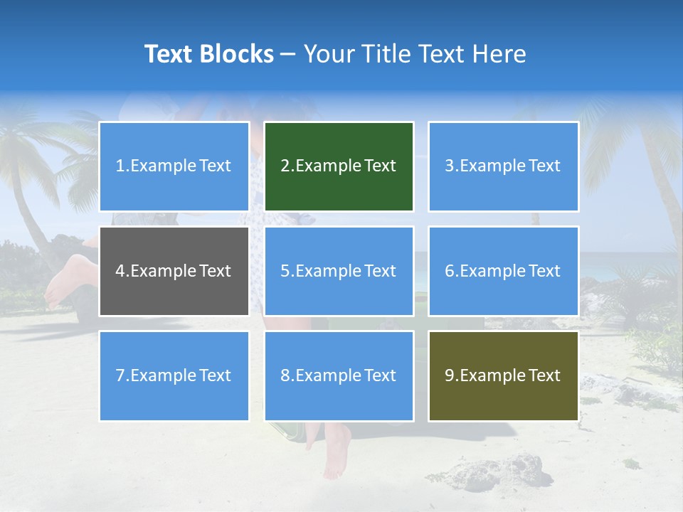 Paradise Tree Happiness PowerPoint Template