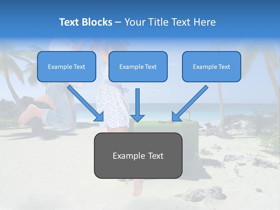 Paradise Tree Happiness PowerPoint Template