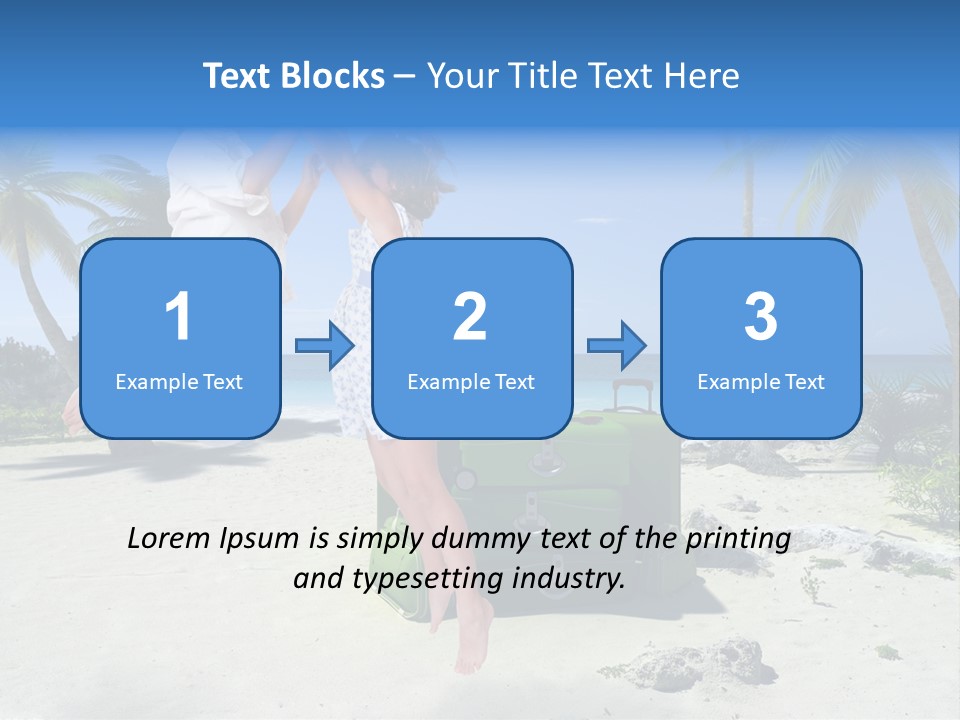 Paradise Tree Happiness PowerPoint Template