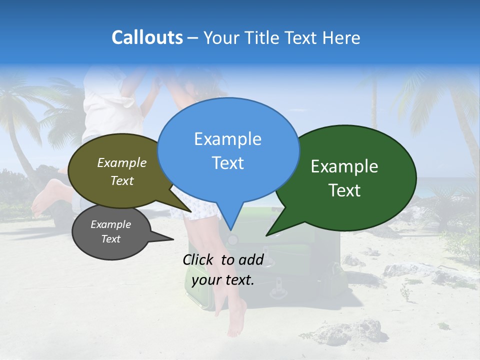 Paradise Tree Happiness PowerPoint Template
